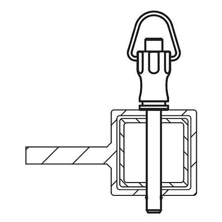 Kipp Ball lock pins stainless steel self-locking, style B K0790.101508020